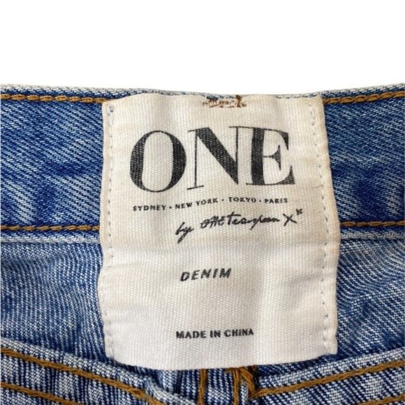 SOLD One Teaspoon Chargers Distress Denim Shorts - Picture 4 of 6